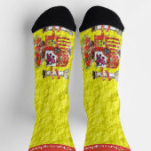 Chaussette Conception de drapeau espagnol (Haut)