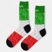 Chaussette Conception de drapeau italien (Gauche)