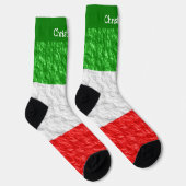 Chaussette Conception de drapeau italien (Droite)
