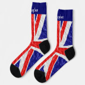 Chaussette Conception de drapeau Union Jack (Gauche)