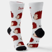 Chaussette Conception de Hérisson Chaussettes (Angulaire)