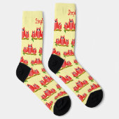 Chaussette Conception de hiboux personnalisés (Droite)