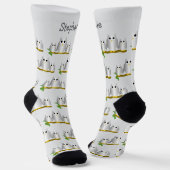 Chaussette Conception de hiboux personnalisés (Angulaire)
