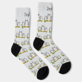 Chaussette Conception de hiboux personnalisés (Droite)