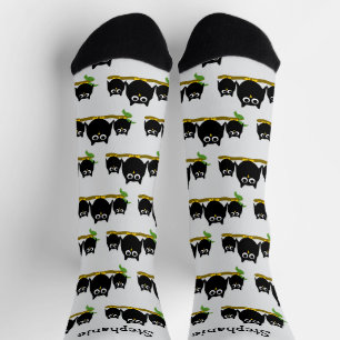 Chaussette Conception de hiboux personnalisés
