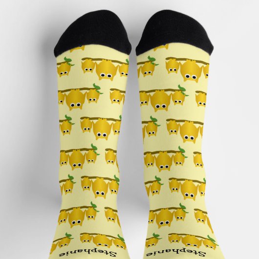 Chaussette Conception de hiboux personnalisés (Haut)