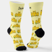 Chaussette Conception de hiboux personnalisés (Angulaire)