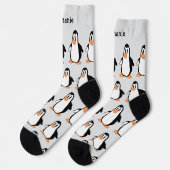 Chaussette Conception de manchot personnalisée (Gauche)