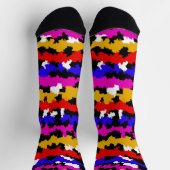 Chaussette Conception de Motif Abstrait irrégulier en milieu (Haut)