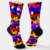 Chaussette Conception de Motif Abstrait irrégulier en milieu (Angulaire)