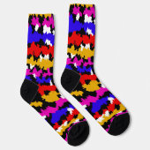Chaussette Conception de Motif Abstrait irrégulier en milieu (Droite)