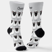 Chaussette Conception de mouton personnalisée (Angulaire)