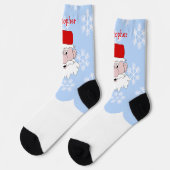 Chaussette Conception de Noël du Père Noël (Gauche)