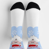 Chaussette Conception de Noël du Père Noël (Haut)