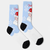 Chaussette Conception de Noël du Père Noël (Droite)