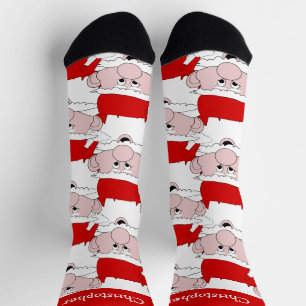 Chaussette Conception de Noël du Père Noël