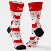 Chaussette Conception de Noël du Père Noël (Angulaire)