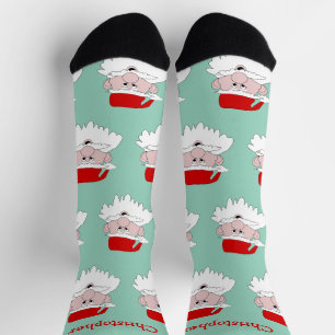 Chaussette Conception de Noël du Père Noël
