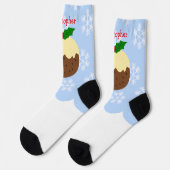 Chaussette Conception de pudding de Noël Noël (Gauche)