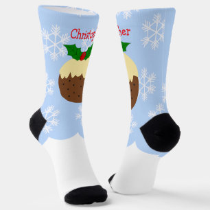Chaussette Conception de pudding de Noël Noël