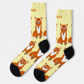 Chaussette Conception de renard de chaussettes (Gauche)