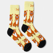Chaussette Conception de renard de chaussettes (Droite)