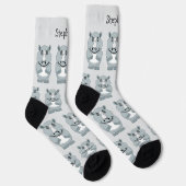 Chaussette Conception de rhinocéros de chaussettes (Droite)