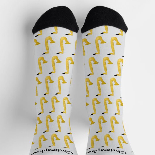 Chaussette Conception de saxophone personnalisée (Haut)
