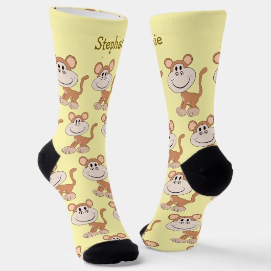Chaussette Conception de singe Socks (Angulaire)
