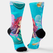 Chaussette conception de sirène mystique (Angulaire)