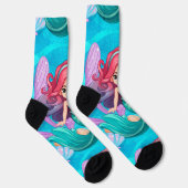 Chaussette conception de sirène mystique (Droite)