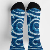 Chaussette Conception de teinture à goujon Ocean Wave (Haut)