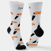 Chaussette Conception de toucan de chaussettes (Angulaire)