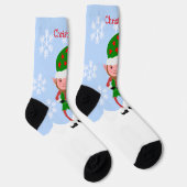 Chaussette Conception d'elfes de Noël (Droite)