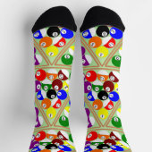 Chaussette Conception des boules de piscine (Haut)