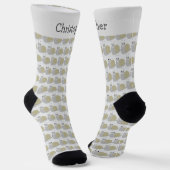 Chaussette Conception d'escargot Fond de n'importe quelle cou (Angulaire)