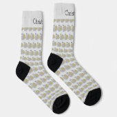 Chaussette Conception d'escargot Fond de n'importe quelle cou (Droite)