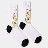 Chaussette Conception d'illustration de lama mignon (Droite)