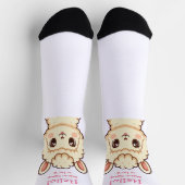 Chaussette Conception d'illustration de lama mignon (Haut)