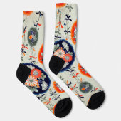 Chaussette Conception florale japonaise (Droite)