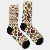 Chaussette Conception florale sur (Droite)