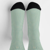 Chaussette Conception personnalisable vert sauge jaune à pois (Haut)