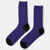 Chaussette Conception simple rayée personnalisée (Gauche)