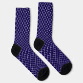 Chaussette Conception simple rayée personnalisée (Droite)
