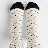Chaussette Conception unique de collection de couteaux (Haut)