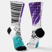 Chaussette Conception UPC Abstraite sur chaussettes (Angulaire)
