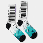Chaussette Conception UPC Abstraite sur chaussettes (Droite)