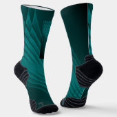 Chaussette conception vectorielle motif papier peint (Angulaire)