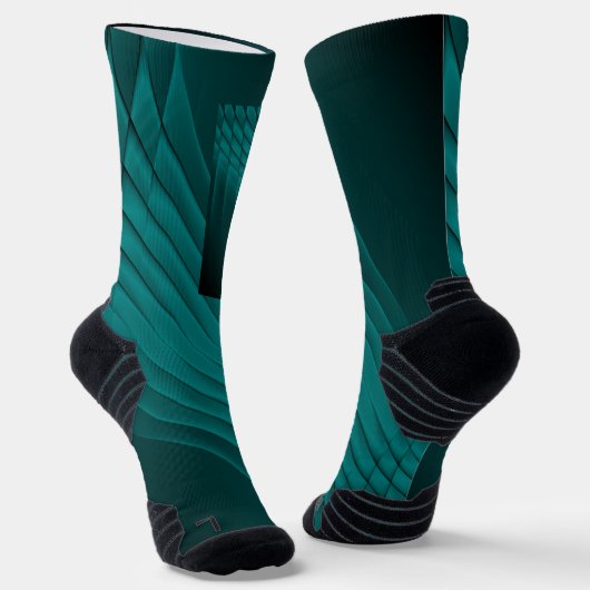 Chaussette conception vectorielle motif papier peint (Angulaire)