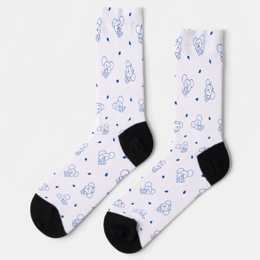 Chaussette Conceptions de chaussettes de caractère mignonnes (Gauche)